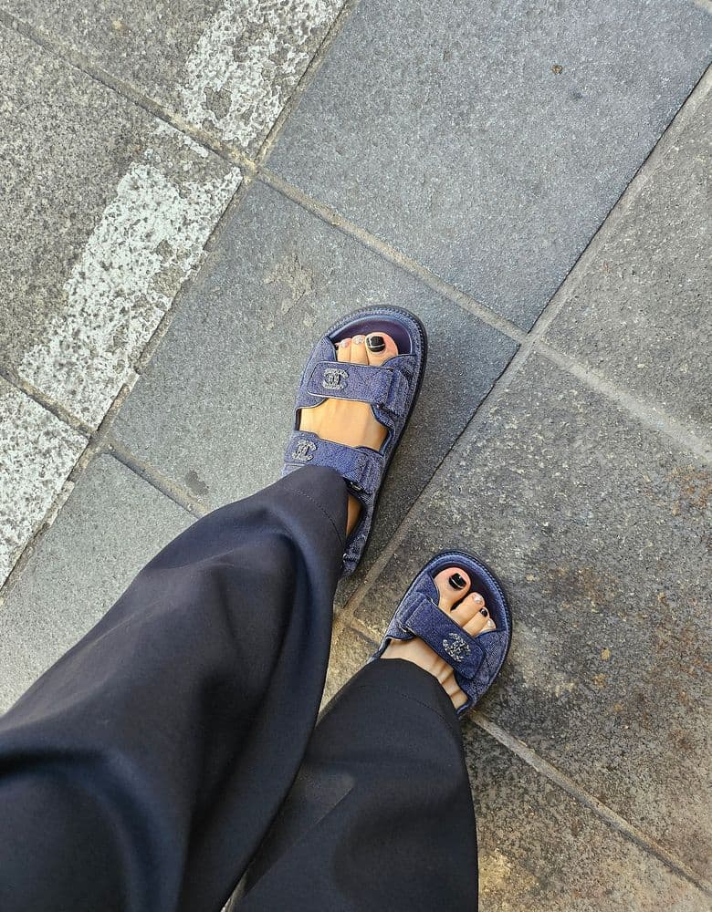 샤넬 벨크로 샌들 리뷰 