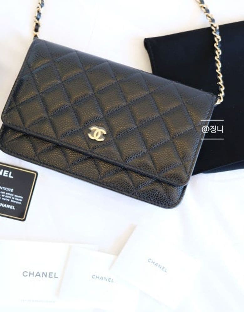 샤넬 woc 금장