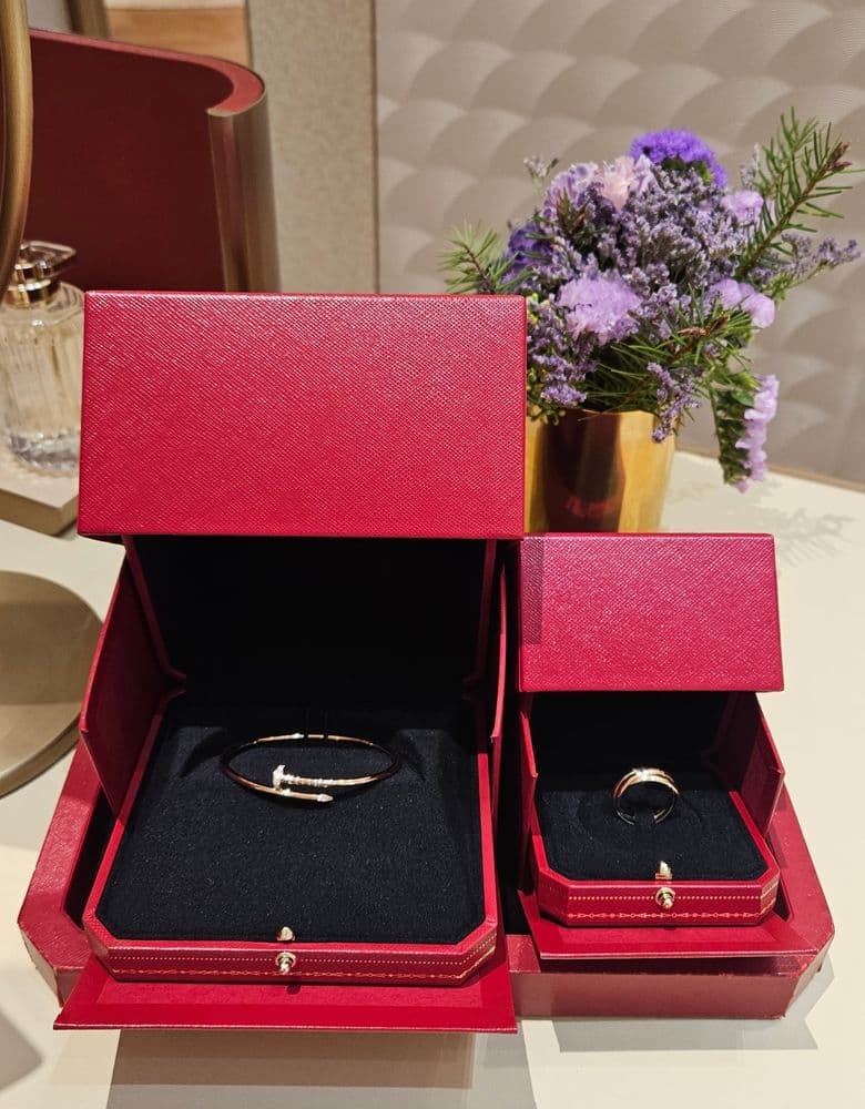 Cartier Clash, Écrou de Cartier (formerly known as Juste un Clou), Trinity, and Tank Must de Cartier.