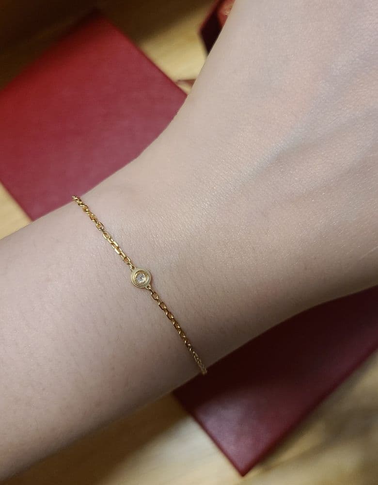 Cartier d'Amour Bracelet, Yellow Gold, Size S (feat. bracelet length extension)