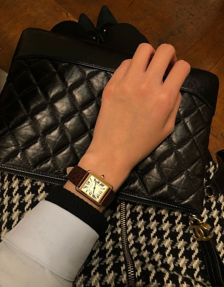 Cartier Tank Solo and Love Bracelet SM