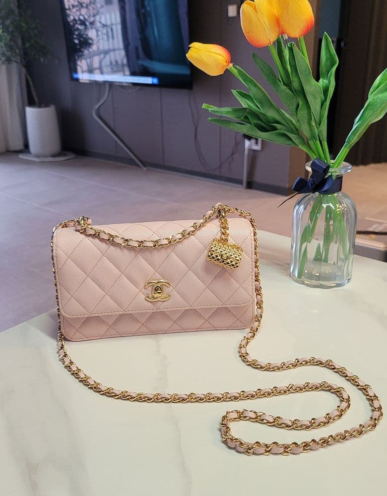Chanel Season Bag in Light Pink (Mini)