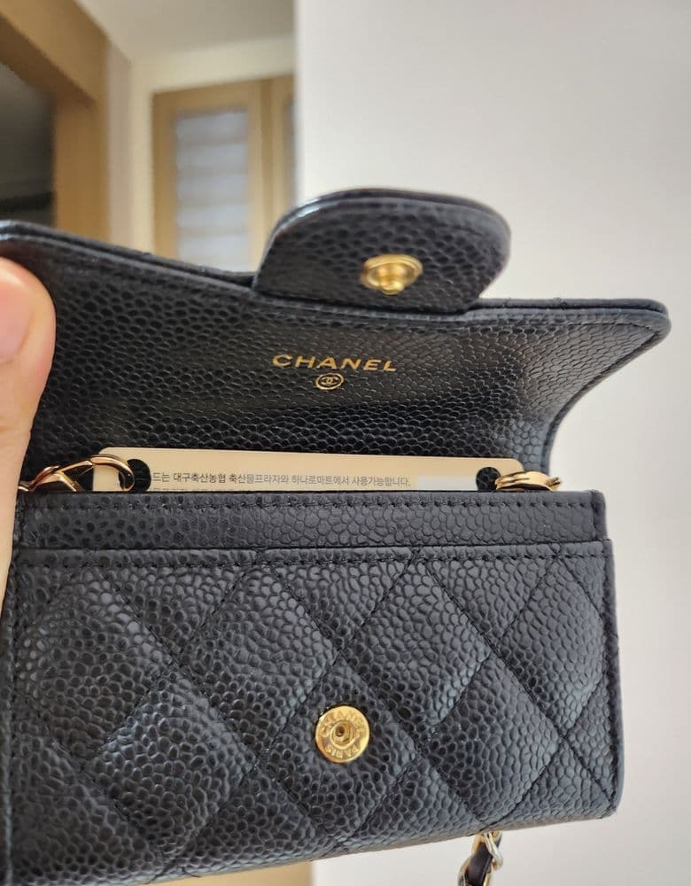 샤넬 클똑 클래식 카드지갑