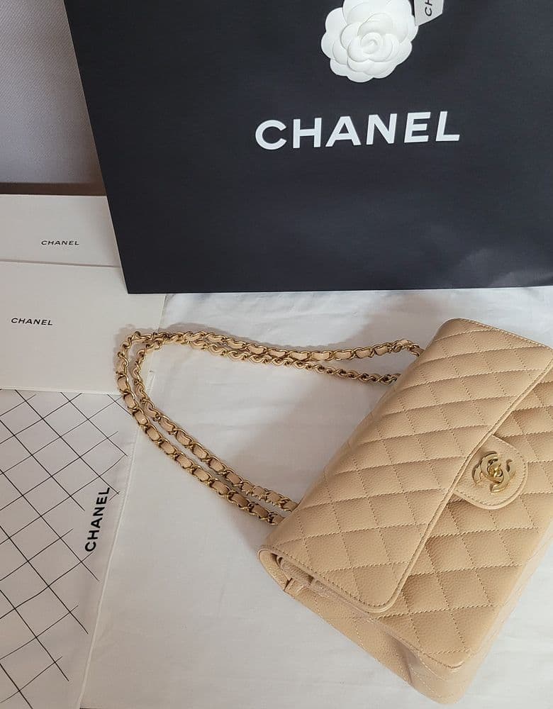 Chanel Classic Medium Beige