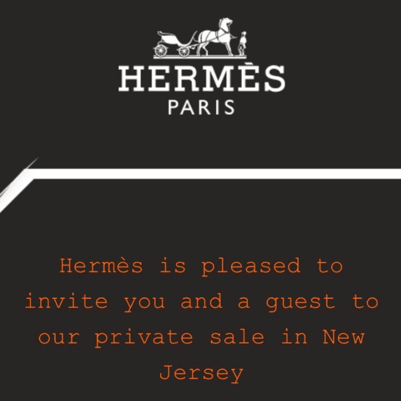 Hermès Discount Info: My Private Sale Invitation Experience in New Jersey