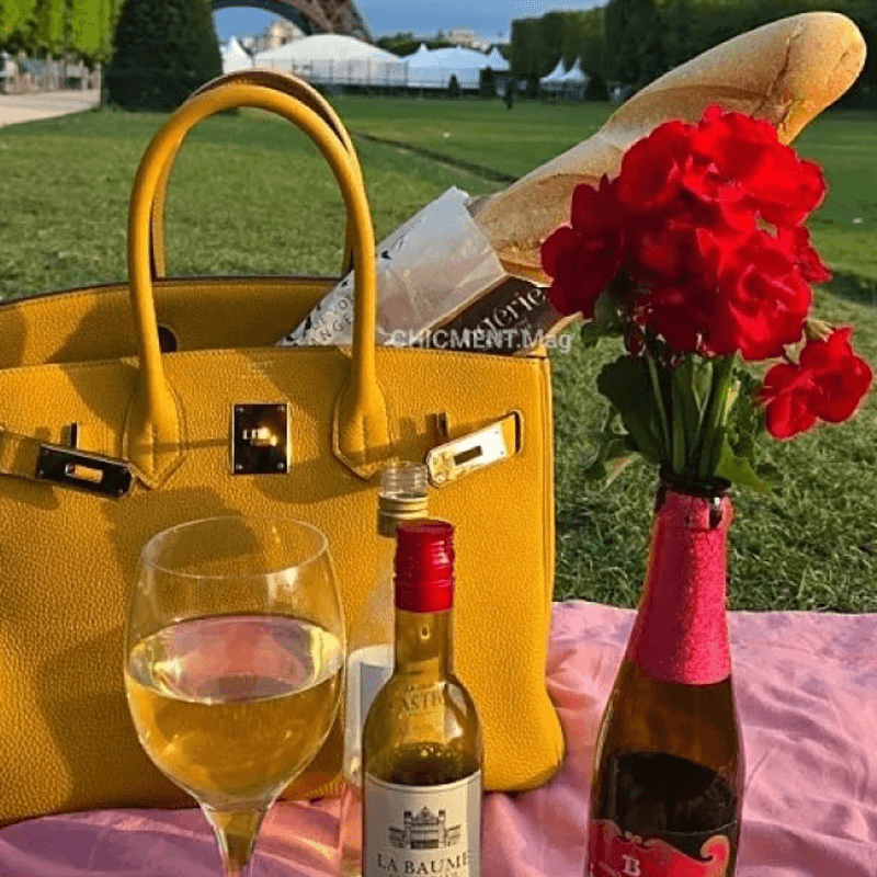 A vibrant collection of colorful bags from Hermès and Chanel: Swatches and styling inspiration.