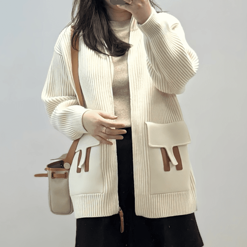 에르메스(Hermes) H 가디건 캐주얼 룩북｜버킨, 미니 에르로 완성한 겨울 코디 모음