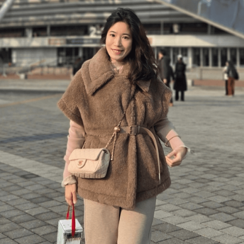 막스마라 뉴아바보 케이프 코트 브론즈 컬러 착장 리뷰｜소재·착용감·사이즈 팁