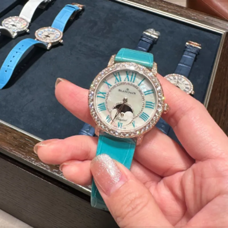 Blancpain Ladybird watches, curated by image consultants for each personal color palette.