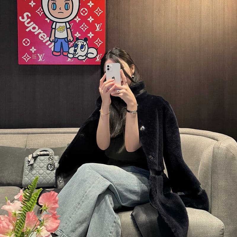 엠포리오 아르마니 할인 정보, 퍼 시어링 아우터 구매 후기