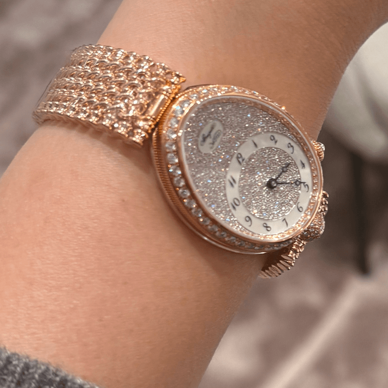 Let me share the discounted price for the Breguet Reine de Naples Pavée Bracelet Medium. (KRW 가격)