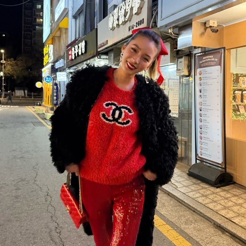 Irene's luxurious year-end look