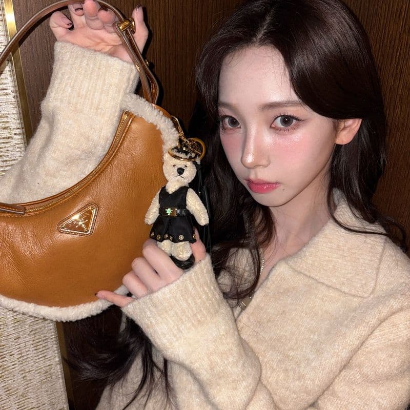 카리나, 사나도 착용한 이번 프라다 신상 백은?