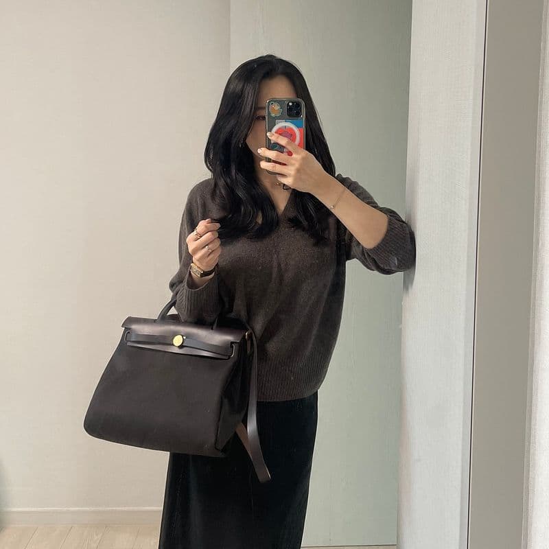 My Hermes Herbag Eben Brown Walk-In Purchase: Review and Outfit Ideas