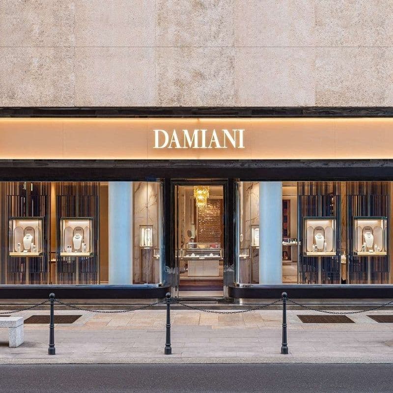 다미아니, 밀라노 부티크 오픈