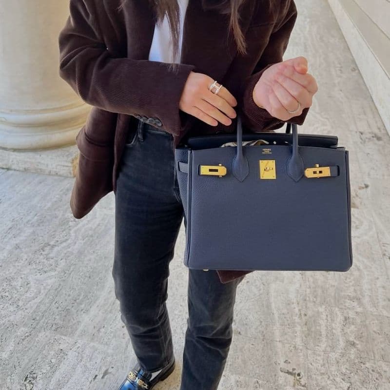 Elevate your minimalist look with a Birkin.