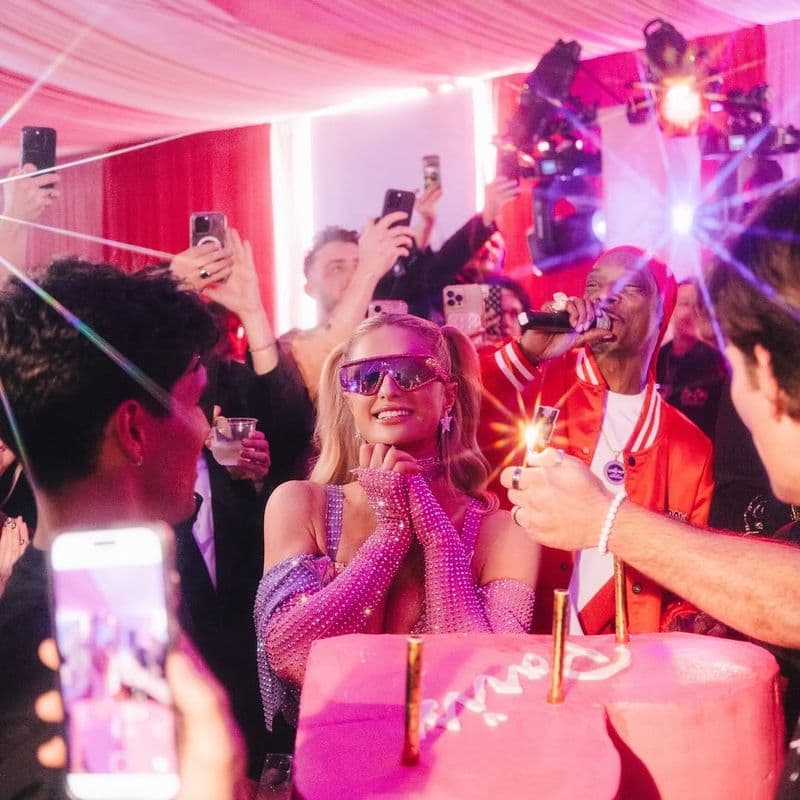 Lisa was also at Paris Hilton's birthday bash.