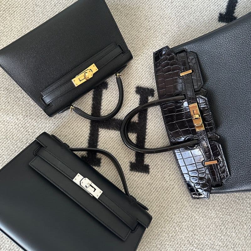 에르메스 블랙 가방에 가장 예쁜 하드웨어는?