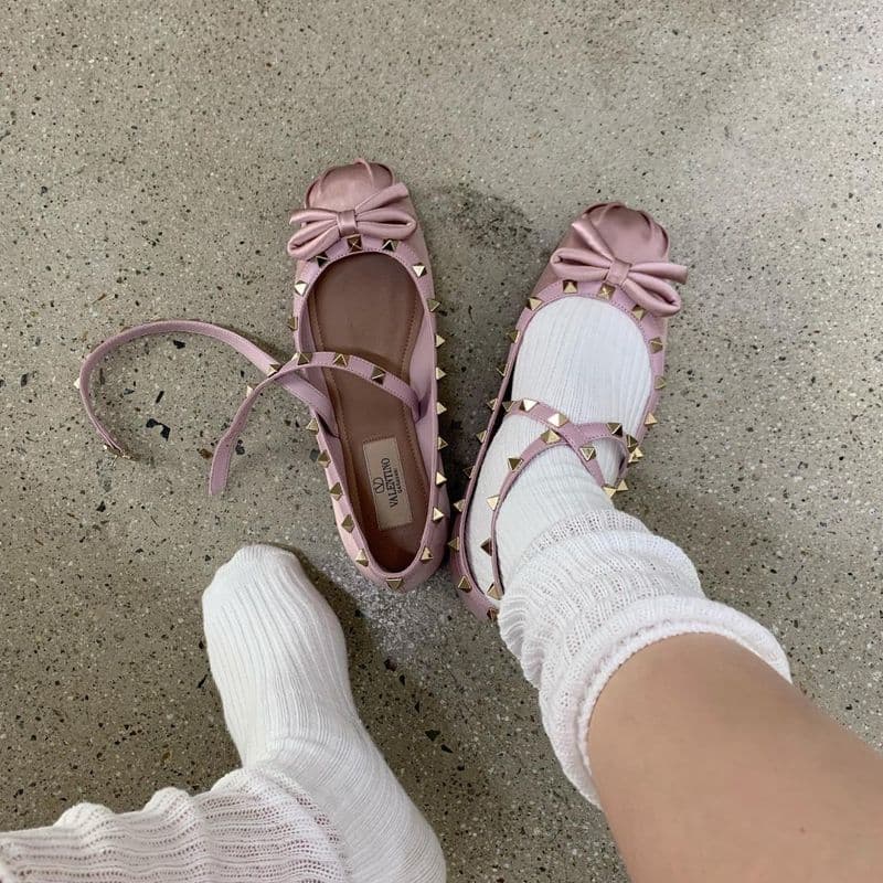 봄맞이 준비, 발레 플렛 슈즈