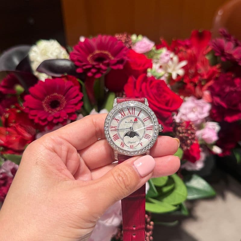 The Ladybird Colors 2025 Valentine's Edition from high-end watchmaker Blancpain. So lovely!