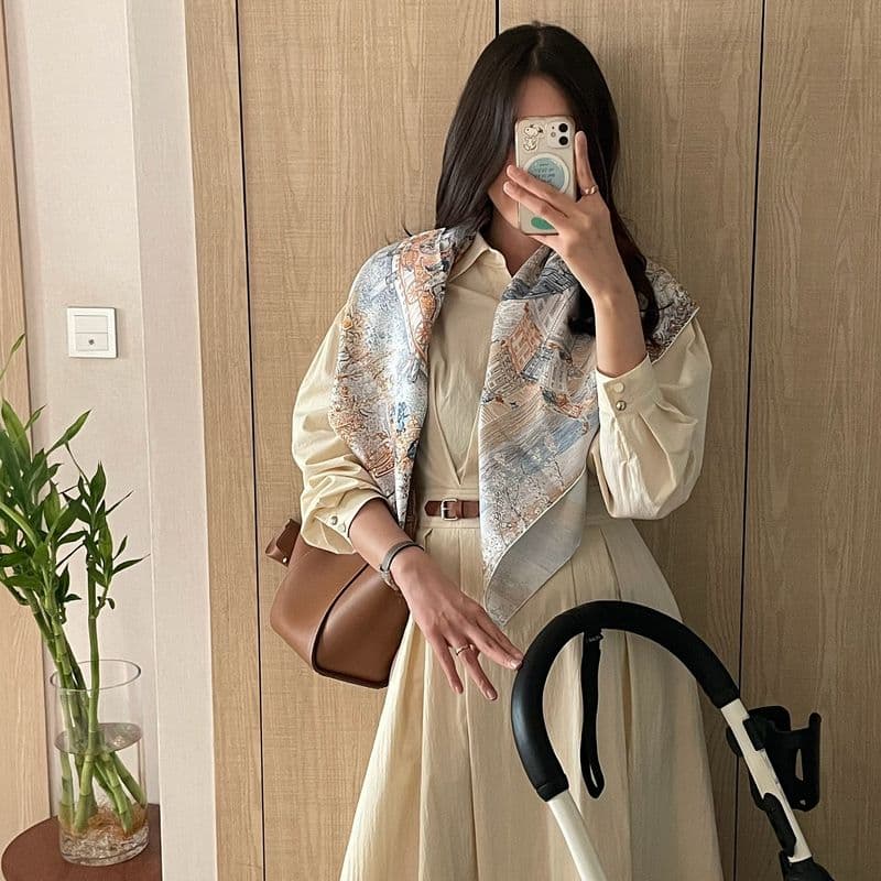 봄맞이 에스메스 까레 스타일링. 날씬하게 보이는 마법의 코디 팁!