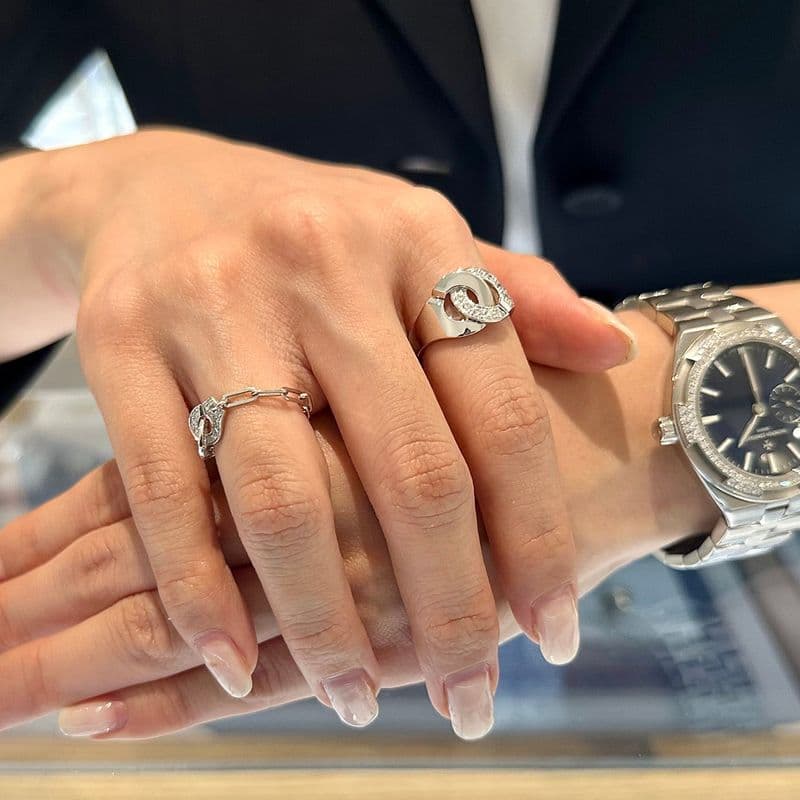 프랑스 명품 주얼리 딘반(Dinh Van) 메노뜨 vs 세뤼르 착용 리뷰｜나에게 어울리는 라인은?