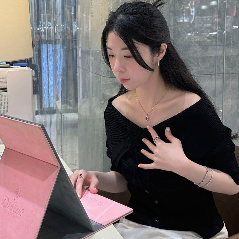 랩다이아 테니스팔찌, 귀걸이 추천🤍다이아미 대표 컬렉션 + 35주년 신상 착샷