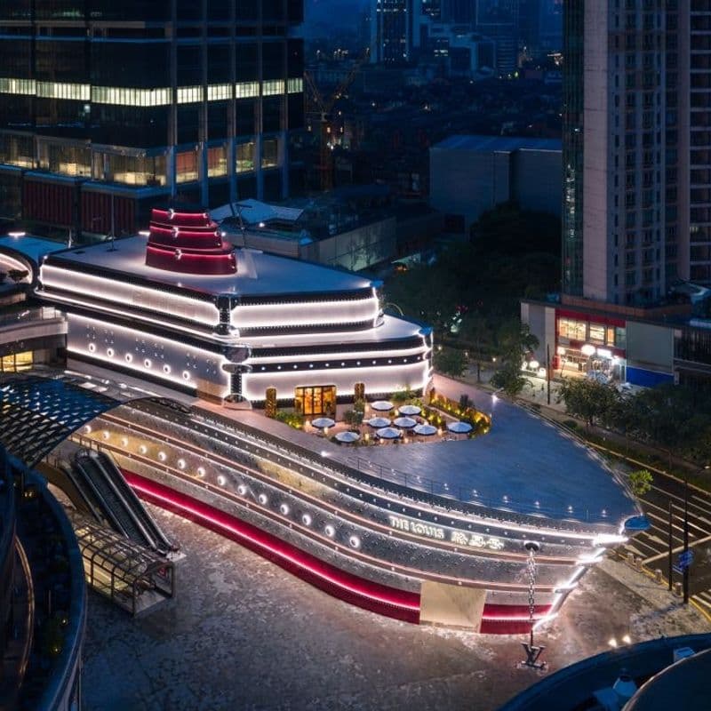 루이비통, 크루즈 모양 스토어 공개 : 상하이 더 루이 (The Louis)