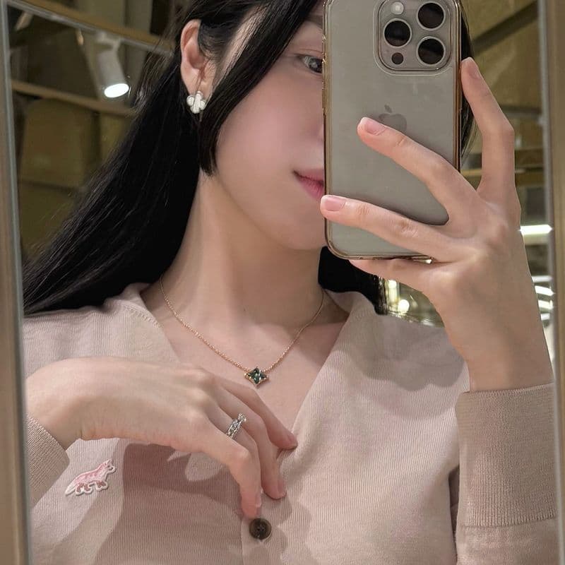 루이비통 주얼리, 컬러 블라썸 목걸이 & 귀걸이 실제 착용 후기