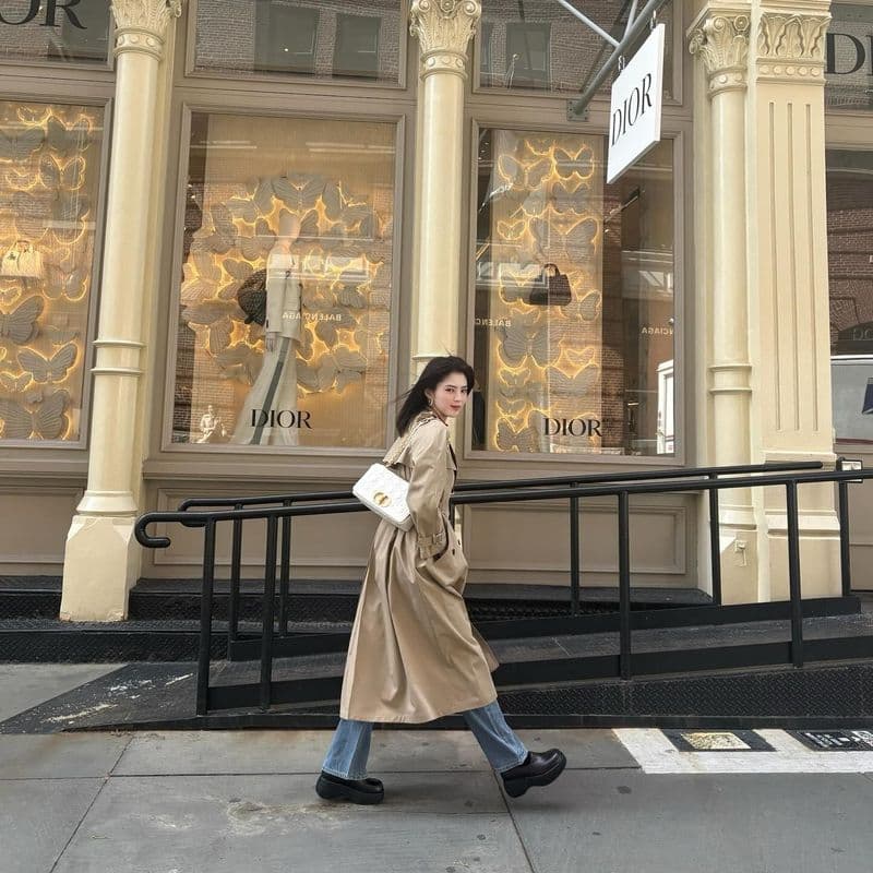 옷 잘입는 셀럽들의 트렌치코트 코디
