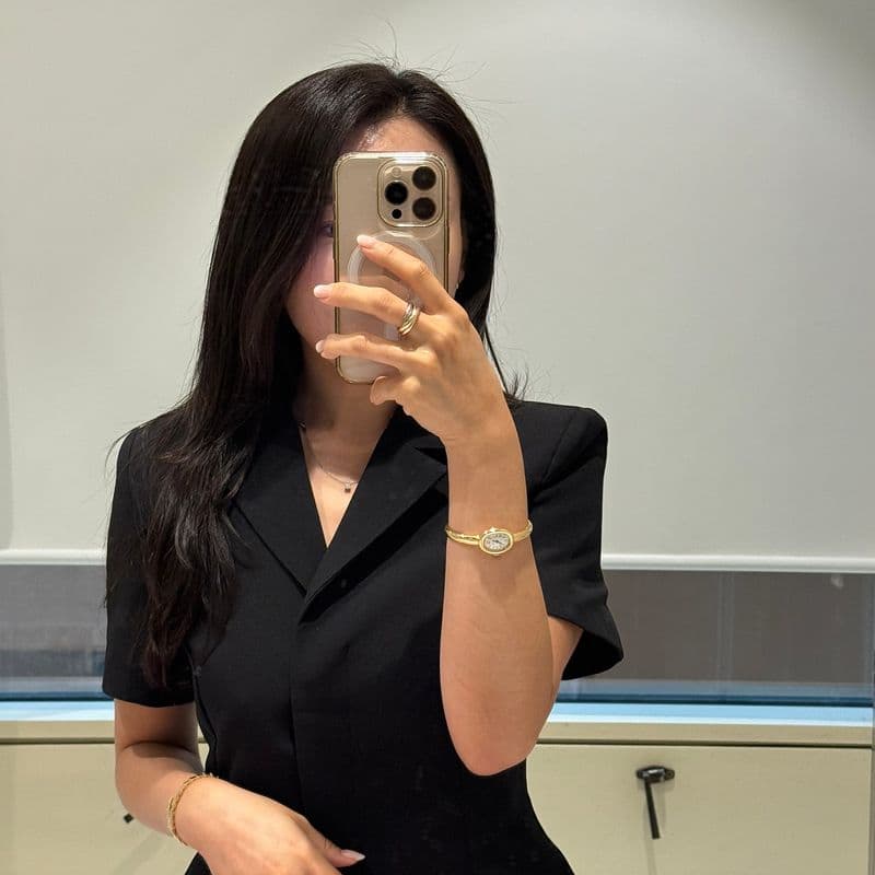 인상 전 구매한 까르띠에 베누아 뱅글 미니 옐로우 골드 착용 사진 모음｜4계절 코디 만능템