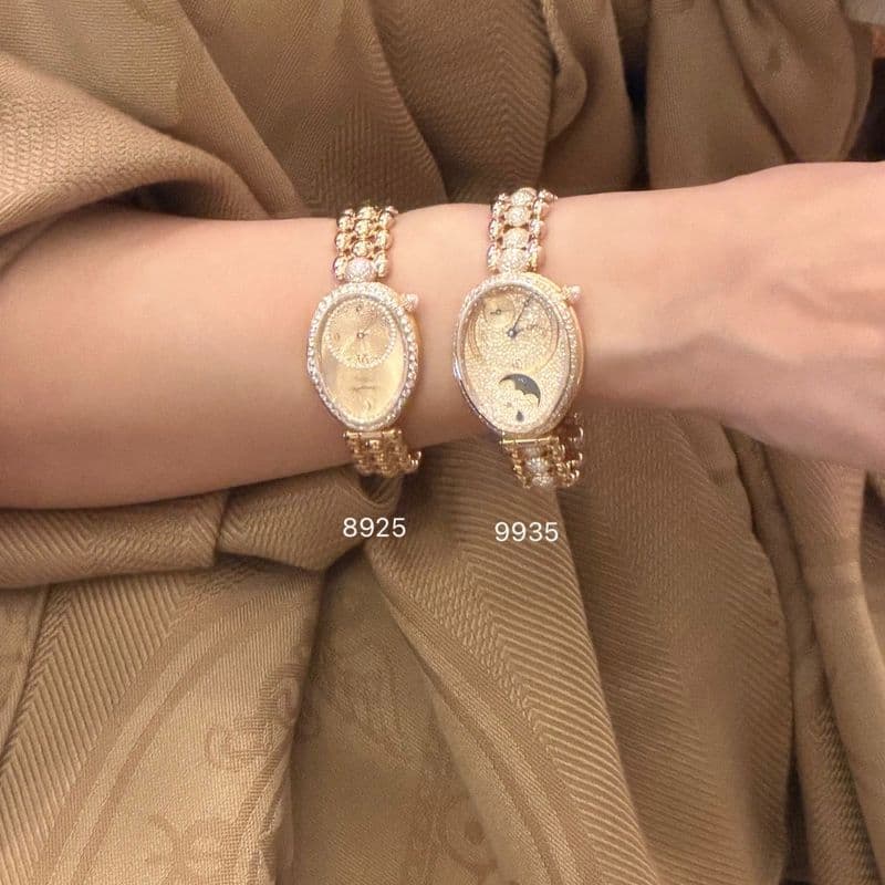 Breguet Full Diamond Gold Case - An Exclusive, Worldwide One-of-a-Kind Review: Featuring the Reine de Naples and a Glimpse of Hermes (Birkin & Cape Shawl).