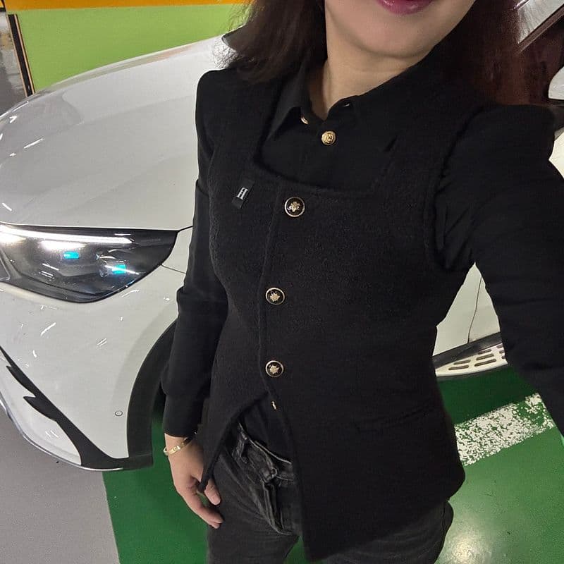 겨울 트위드 베스트 추천｜올드머니룩의 정석, 엣드맹 트위드 베스트 코디 리뷰