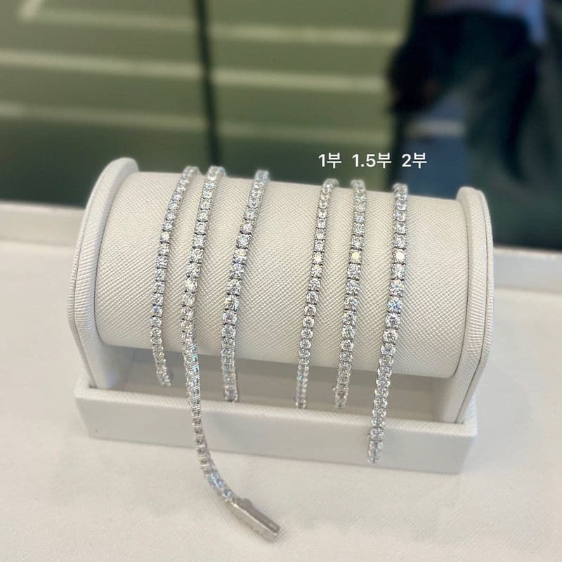 연말 선물로 좋은 엘도라도 듀.포테리얼 테니스 팔찌 착용 후기｜데일리 주얼리로 추천