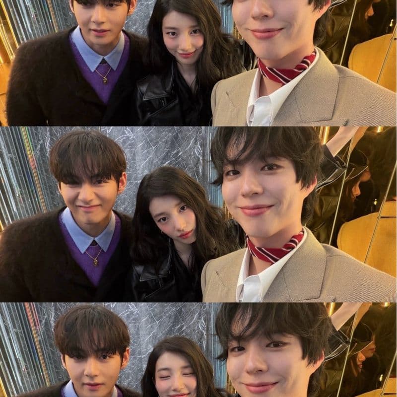 셀린느 앰버서더 한 자리에｜뷔·수지· 박보검 5개월 만에 다시 뭉친 셀린즈