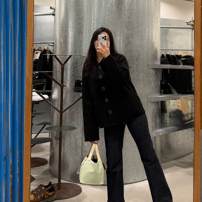 에르메스 첫 의류 구매 후기｜26SS 캐시미어 코트와 롱 슬리브 가디건 코디 리뷰