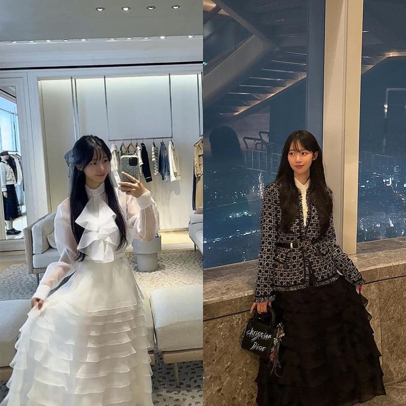 마리아 그라치아 치우리의 디올 2026년 봄 신상 착용샷｜같은 옷, 다른 무드 🖤 Day & Night