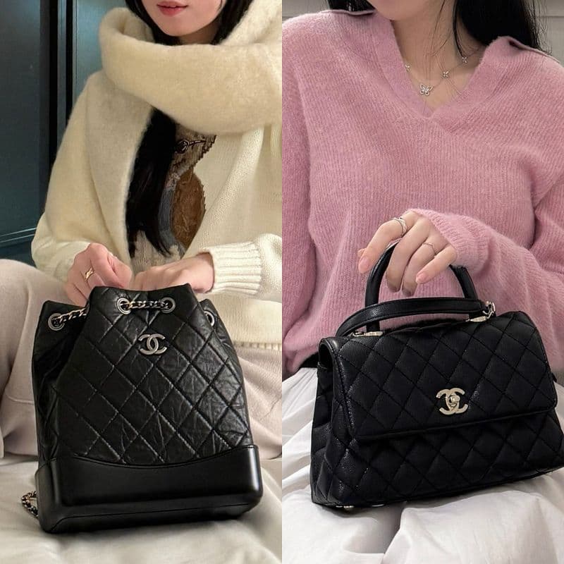 샤넬 가브리엘 백팩·코코 핸들 코디｜샤넬 코코 크러쉬 & 롤렉스 데이저스트