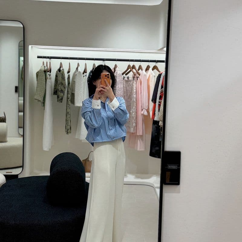 신세계 강남점 미샤 라피네 방문 후기｜직장인룩·학부모룩 추천 코디 (feat. 서울 웨딩 2부 드레스)