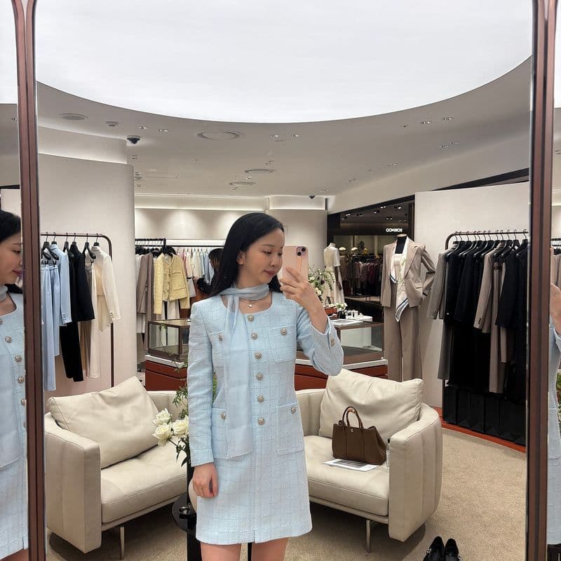 미샤(MICHAA) 라피네 신상 피팅 후기｜손연재 셋업 착용 리뷰