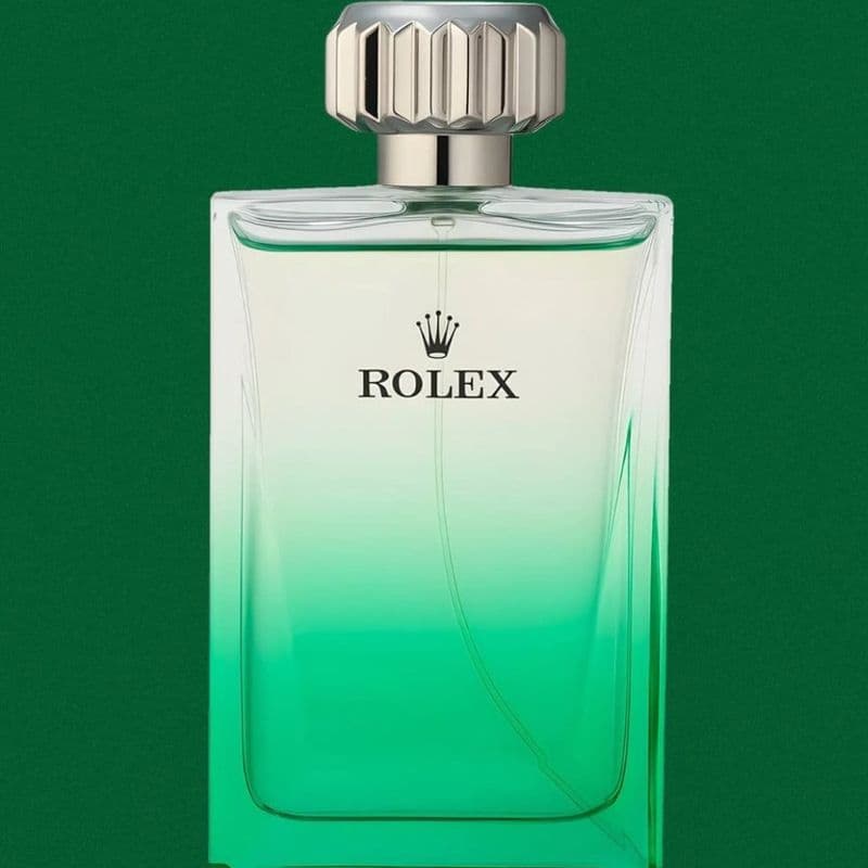 롤렉스, VIP를 위한 향수 공개｜크라운 그라데이션 그린 크리스탈 오 드 퍼퓸