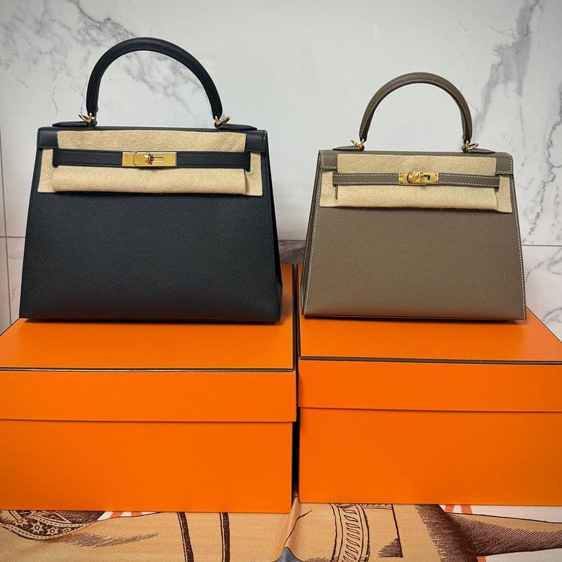 에르메스 켈리25 vs 켈리28 비교 셀리에 앱송 착샷으로 보는 사이즈 추천｜출근룩·데이트룩 어떤 무드가 더 예쁠까?