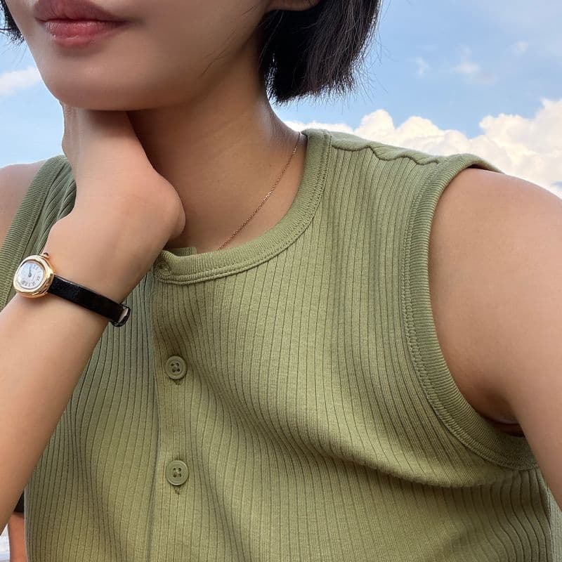퇴사 기념 까르띠에 베누아 미니 블랙 스트랩 시계 구매 후기
