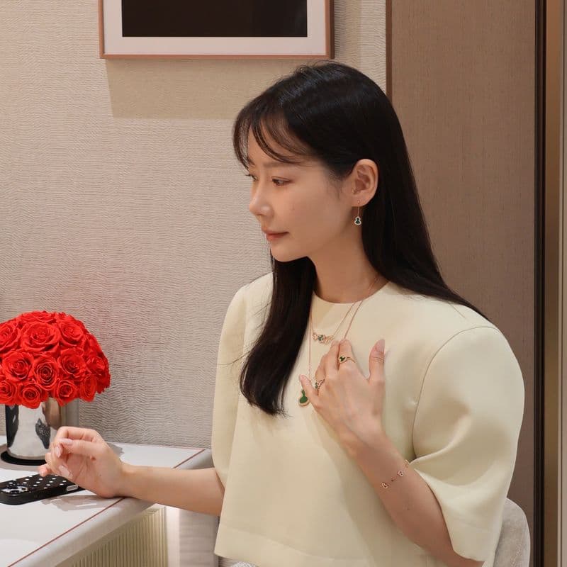 키린 울루 컬렉션 주얼리 신세계 강남점 매장 방문 및 착용샷 후기