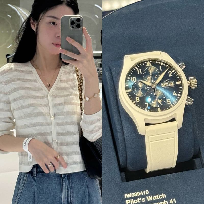 IWC Next Space Age 더현대 서울 전시 후기 및 어린왕자 컬렉션 시계 착용샷