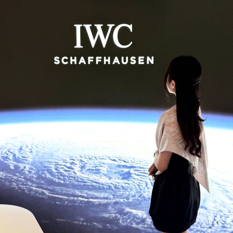 더현대 서울 IWC Next Space Age 전시 후기 및 파일럿·포르투기저 워치 착용샷