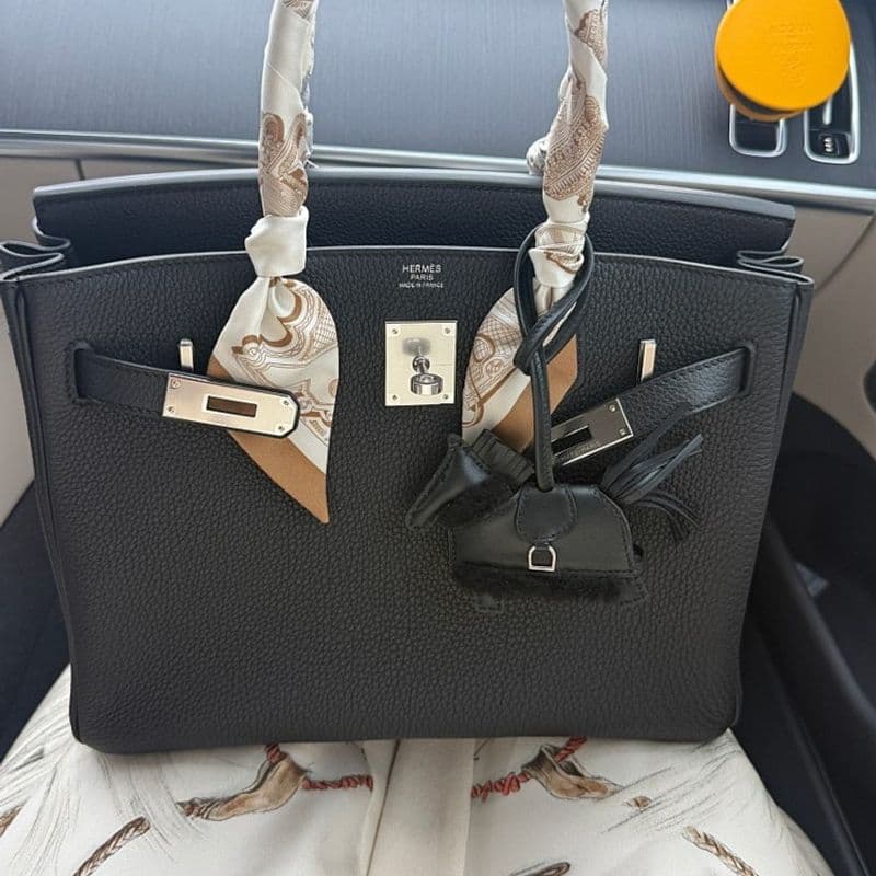 에르메스 버킨 30 블랙 은장 2개월 사용 후기 및 무게감 총정리