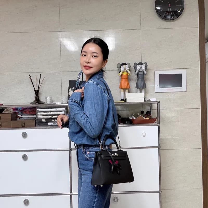 에르메스 켈리 25사이즈 앱송 블은 수령 후기