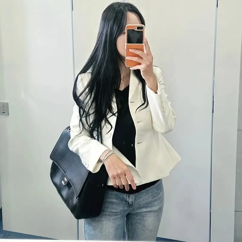 샤넬 그레인드 카프스킨 맥시 플랩 백 언박싱 및 수납 후기