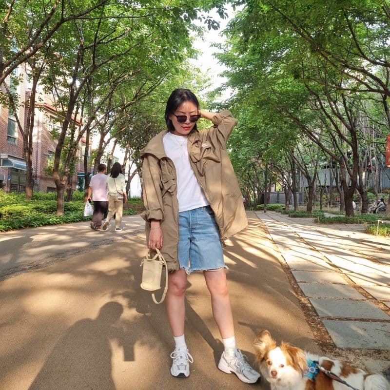 미우미우, 디올, 델보로 코디한 4월 봄 데일리룩